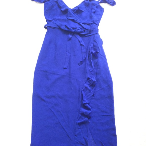 Bardot Lalia Cold Shoulder Maxi Gown NWT - Picture 5 of 11